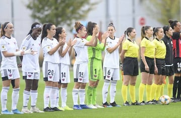 Jugadoras del Tacon en Valdebebas.