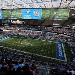 Why has Denver Broncos linebacker Aaron Patrick sued the NFL, the Rams, the Chargers and ESPN?