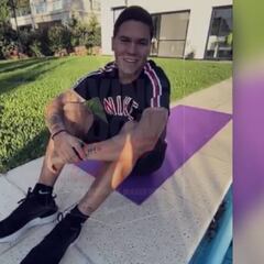 Juanfer Quintero acepta el reto de abdomen a Falcao y le gana