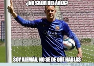 Los memes que se burlan de Ter Stegen