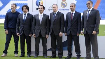 Floretino en la presentación del acuerdo con IPIC.