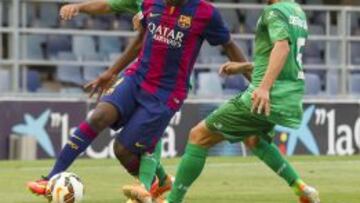 Adama abusa del Sabadell, que jugó 80 minutos con diez