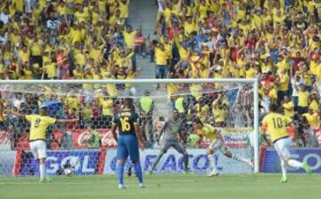 Las mejores imágenes del partido entre Colombia y Ecuador