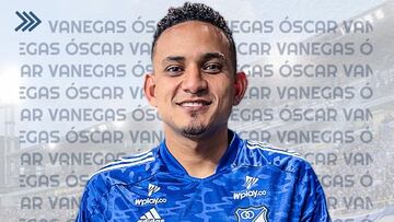 Óscar Vanegas es nuevo jugador de Millonarios FC