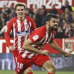 Griezmann y Diego Costa, las claves del optimismo atlético para ganar la Liga al Barça