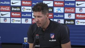 Simeone "Oficialmente no me han dicho que Costa llegue"