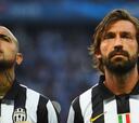 Vidal a Pirlo: “Estoy orgulloso de haber jugado contigo"