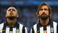 Vidal a Pirlo: “Estoy orgulloso de haber jugado contigo"