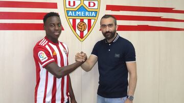 Appiah, el fichaje más caro del Almería, inscrito en Tercera