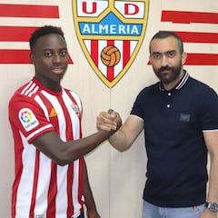 Appiah, el fichaje más caro del Almería, inscrito en Tercera