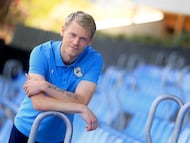 Orri Oskarsson, jugador de la Real Sociedad, durante la entrevista con AS.