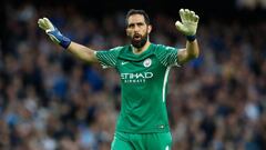 El notable gesto de Bravo con los hinchas del Manchester City
