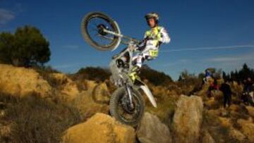 Adam Raga entrenando con la TRS.