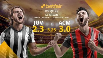 Juventus FC vs. AC Milán: alineaciones, horario, TV, estadísticas y pronósticos Serie A