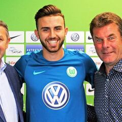 Mayoral, en su presentación: "El Wolfsburgo tiene potencial"