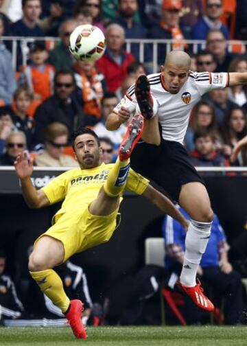 Sofiane Feghouli y Jaume Costa.ling