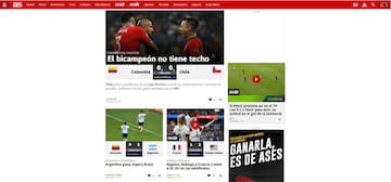 Esto generó la victoria de Chile en la prensa extranjera