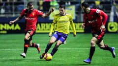 Manu Vallejo, contra el Mallorca. 