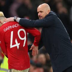 Ten Hag, a Garnacho: “Necesitas tener un impacto como titular”