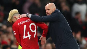 Ten Hag, a Garnacho: “Necesitas tener un impacto como titular”