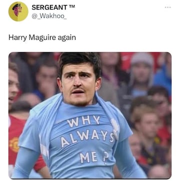 Los memes no tienen piedad con De Gea y Harry Maguire