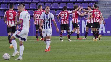 08/10/20 PARTIDO AMISTOSO TROFEO CIUDAD DE VALLADOLID REAL VALLADOLID - ATHLETIC CLUB DE BILBAO SEGUNDO GOL ZARRAGA 0-2 ALEGRIA