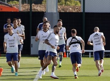 Así fue el entrenamiento de la Selección en Barcelona