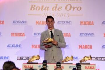 Cristiano Ronaldo gana su cuarta Bota de Oro