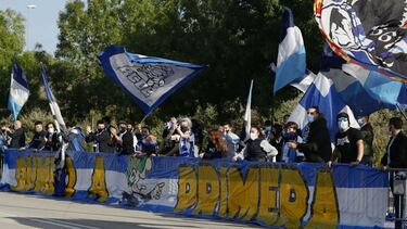 18/04/21 RCD ESPANYOL VIAJE AUTOCAR SALIDA EQUIPO SEGUIDORES