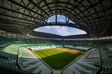 General view inside the Education City Stadium, which was recently completed for the 2022 FIFA World Cup Qatar's Supreme Committee for Delivery & Legacy.