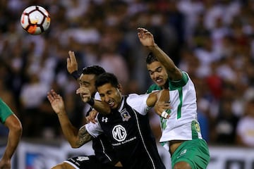 Un gol de Vladimir Hernández dio el triunfo a Atlético Nacional ante Colo Colo en el debut en la Copa Libertadores 2018. Delfín, el próximo rival del verde.