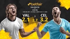 Valencia CF vs. RC Celta de Vigo: horario, TV, estadísticas, cuadro y pronósticos