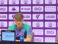 Garri, jugador del Real Valladolid.