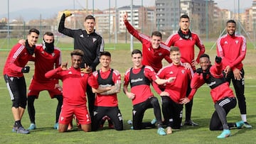 El Mirandés afronta con optimismo el duelo ante el Tenerife tras las buenas sensaciones ofrecidas en Almería.