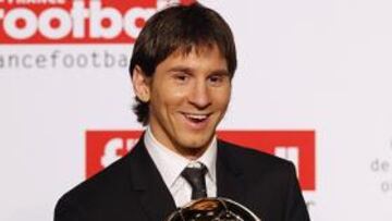 Messi: "Ojalá pueda ganar más veces el Balón de Oro"