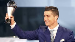 Cristiano Ronaldo lifts FIFA Best Player Award 2016