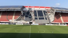AZ Alkmaar: AFAS Stadion collapses in strong winds