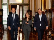 Ines Rey Juan Carlos Escotet y Valentín Formoso.