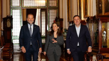 Ines Rey Juan Carlos Escotet y Valentín Formoso.
