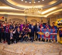 El Barça, en el hotel de Zelenski