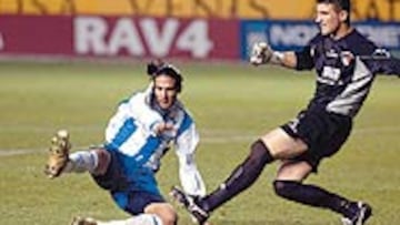 <b>NO ACERTÓ</B>. El Alavés no pudo con su rival y los egarenses se llevaron los tres puntos.