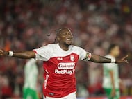 Hugo Rodallega, delantero de Independiente Santa Fe