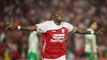 Hugo Rodallega, delantero de Independiente Santa Fe