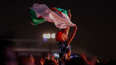 Los aficionados se van congregando en Doha.