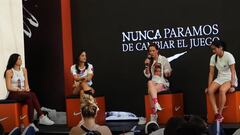 Conversatorio sobre fútbol femenino de Nike en la Copa América