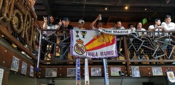 Las peñas del Madrid en Estados Unidos vibran con El Clásico