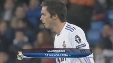 Sarabia jugó 18 minutos con el Real Madrid bajo las órdenes de Mourinho