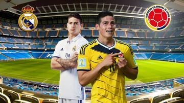 Las dos caras de James: Colombia y Real Madrid