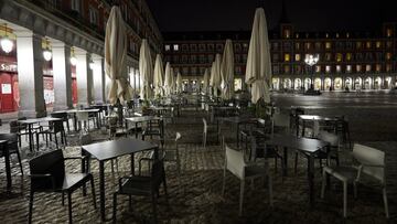 The city of Madrid empties due to the new measures against the coronavirus in Madrid on Wednesday, 28 October 2020.