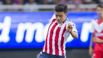 Fernando Beltrán durante un partido con las Chivas